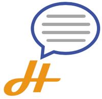 Graphic of a user-entered comment in a text bubble describing a stylized H representing a font