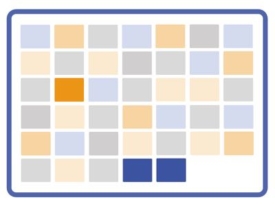 Iconic image of FontAgent's Glyphs View, which you can use to quickly detect differences in individual glyphs